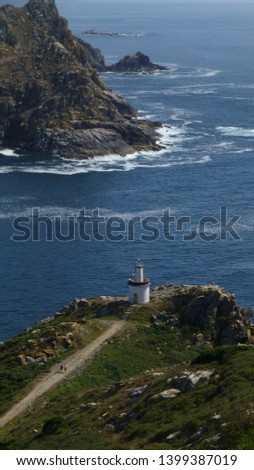 Cies Islands. Beautiful island in Galicia, Spain