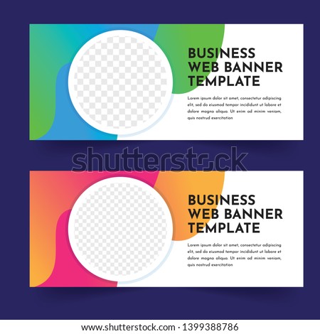 business web banner template design