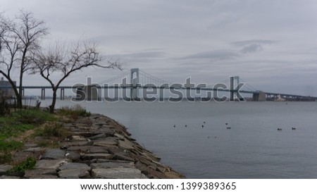 Throngs neck Bridge on a cloudy day 