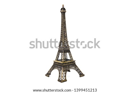 Eiffel Tower, modell in metall