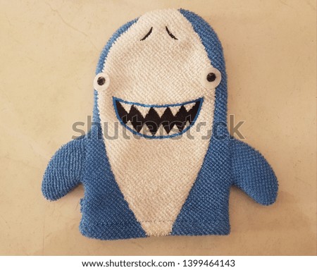 small blue and white shark