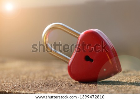 Red keys that are heart shaped, ideas, love, Valentine's Day