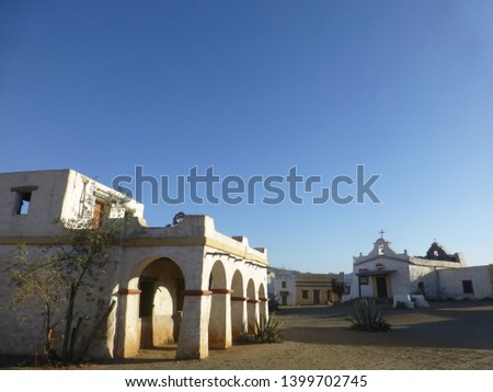 Tabernas. Western village in desert of Almeria, Andalucia -Spain