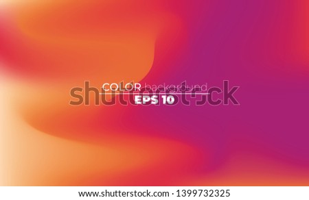 Abstract blurred gradient mesh background in bright summer colors. Colorful smooth. Easy editable soft colored vector illustration, Suitable For Wallpaper, Banner, Background, Card, Book Illustration,