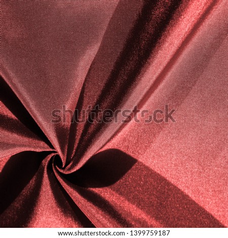 postcard background texture, silk fabric deep red