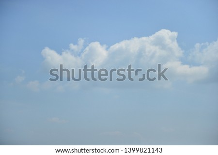 Cloudy and background of blue sky 