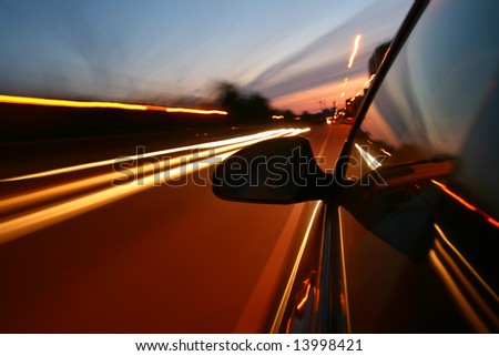 speed drive at night