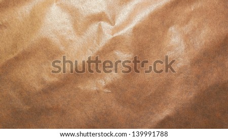Parchment paper as a natural background