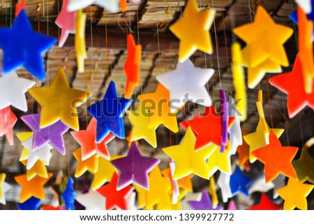 Stars on the ceiling for the festival of happiness