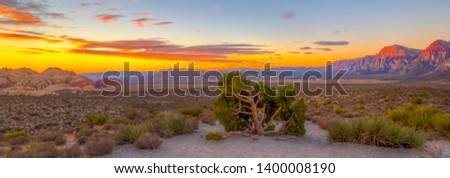 Red Rock Canyon National Conservation Area in Nevada Royalty-Free Stock Photo #1400008190