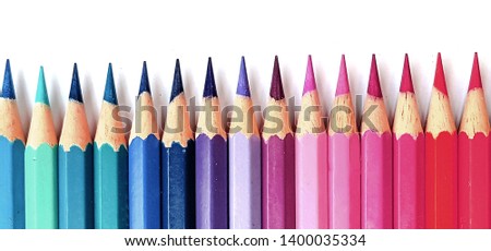 Abstract pencil blurred background color isolated on white background
And blurred rainbow pencil For making blurred backgrounds and beautiful rainbow wallpapers and using 
text-based design