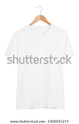 Download White T Shirt With Wooden Hanger Stock Photos And Images Avopix Com