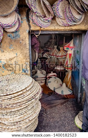 Shops in Addis Ababa merkato Royalty-Free Stock Photo #1400182523