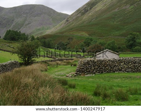 View of Wasdale Head, Seascale, England Lake District.