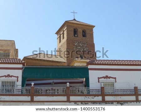 Village of Tabernas in Almeria. Andalusia, Spain