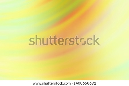 Light Green, Yellow vector background with lines. An elegant bright illustration with gradient. Elegant pattern for a brand book.