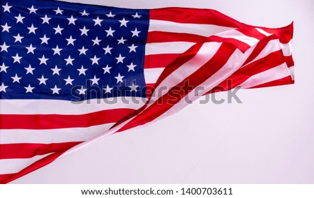 American flag background for Memorial Day or 4th of July with copy space. Or Independence Day background. Copy space for advertisers.
