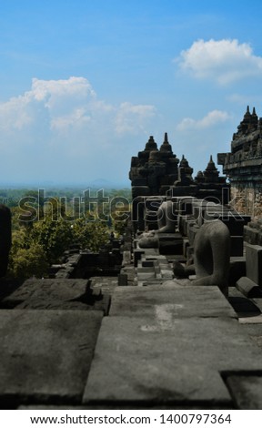 Borobudur Temple is the largest Buddhist temple in the world and is part of the 7 wonders of the world. Borobudur Temple, Indonesia