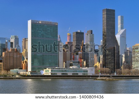 View of Midtown Manhattan skyline.