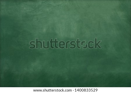 Old, blank, green chalkboard background