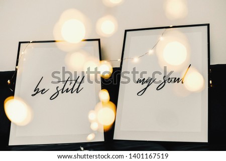 Be still my soul decoration canvas wall pictures
