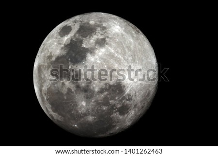 Moon background / The Moon is an astronomical body that orbits planet Earth and is Earth's only permanent natural satellite