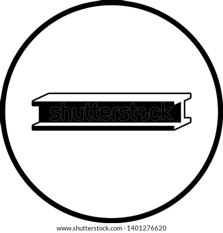 symbol depicting a steel beam