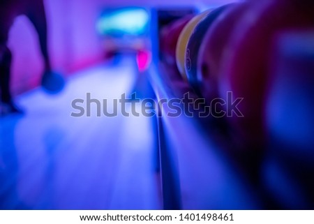 woman playing bowling in Germany