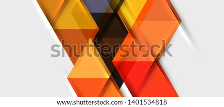 Triangle geometrical modern business presentation design template, abstract pattern for any background, vector illustration