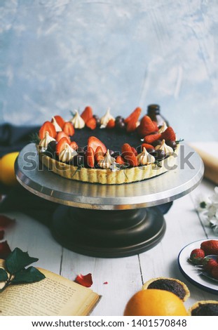 Fruit Pie Food Styling Photography