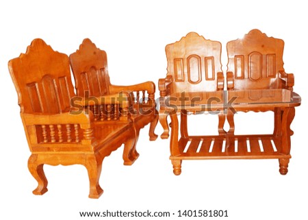  Wooden table chairs, tables, chairs, pads made of solid wood, fine texture, manufactured with furniture manufacturing processes                              