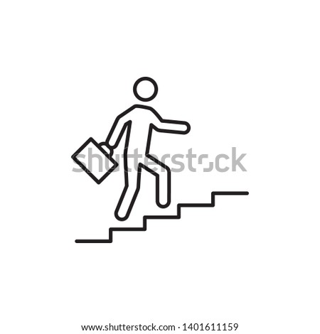 career icon, illustration vector template  Royalty-Free Stock Photo #1401611159