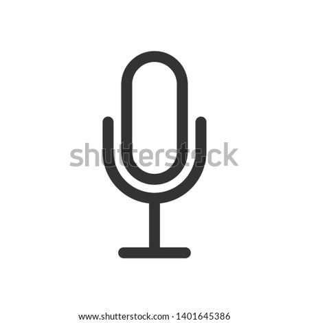 Podcast Icon. Speech, Wireless or Broadcast Illustration As A Simple Vector, Trendy Sign & Symbol for Design and Websites, Presentation or Application.