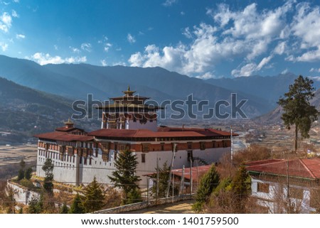 Ringpung Dzong in Paro, Bhutan