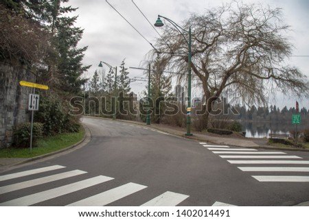 Road from Stanley Park - Vancouver - Canada