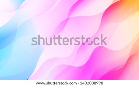 Wave Abstract Background with line, geometric shape. Creative Gradient Background. For Greeting Card, Brochure, Banner Calendar. Vector Illustration
