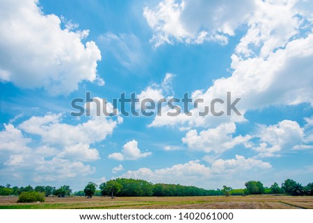 blue sky and white clouds..blue back ground.Freshness of the new day.
Bright blue background.
Relaxing feeling like being in the sky.Landscape image of blue sky and thin clouds. Royalty-Free Stock Photo #1402061000