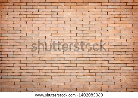 Old brown brick wall texture background, vintage wall background