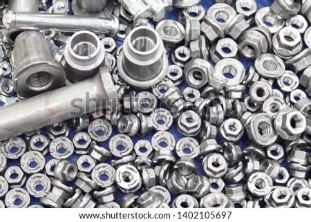 small bolts and nuts by manufacturing process ; tapping