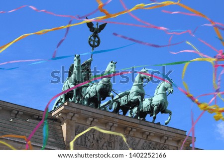 Brandenburg Gate in Berlin - Germany Royalty-Free Stock Photo #1402252166
