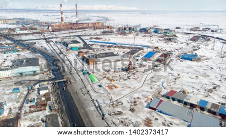 Norilsk city technology on north