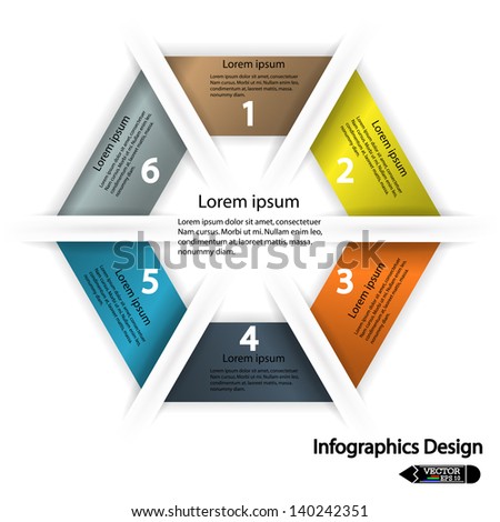 set of modern hexagon infographics options banner. Vector illustration. can be used for work flow layout, diagram, number options, web design.