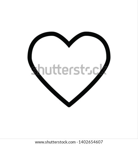 heart love icon vector illustration