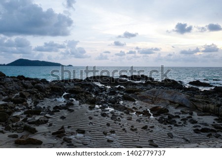 sea landscape Phuket beach in Thailand