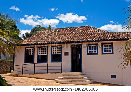 Colonial house in Diamantina, Minas Gerais, Brazil                               