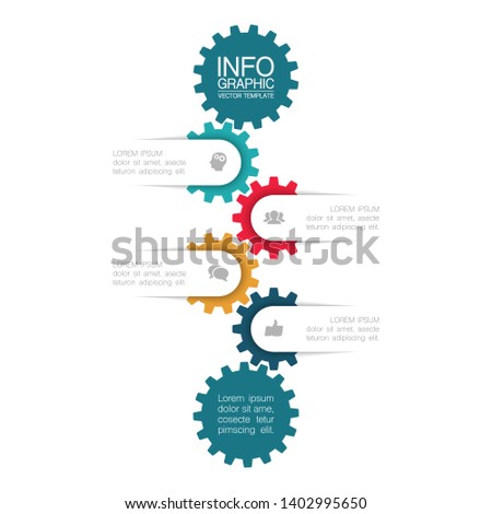 Vector iInfographic diagram, template for business, presentations, web design, 4 options.