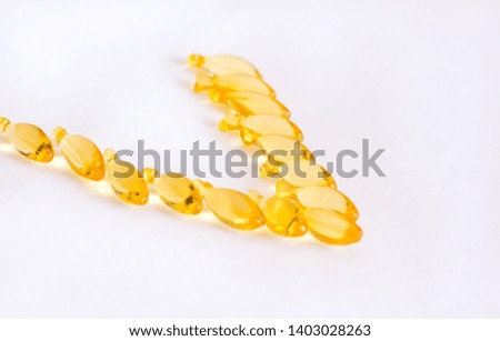 Fish oil in the form of fish