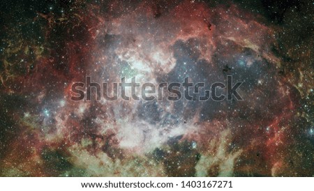 Nebula night sky. Elements of this image furnished by NASA.