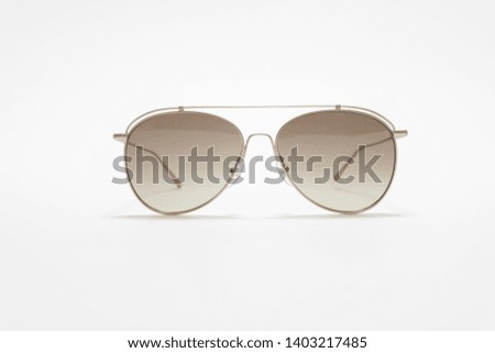 Cool man sunglasses isolated on white background