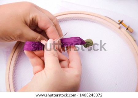 sewing embroidery tutorial, master class 